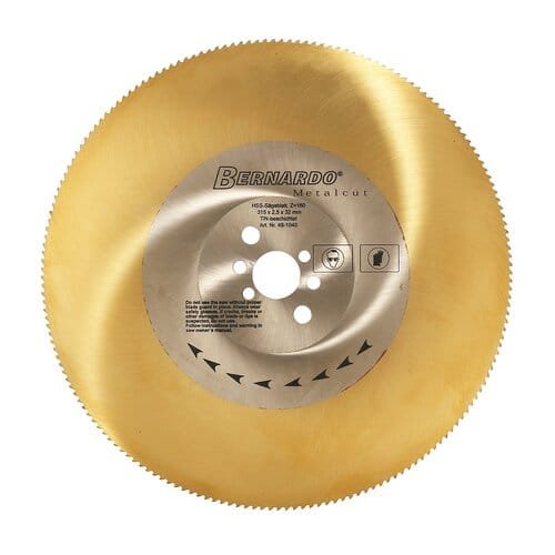 Lame de scie HSS revêtu TiN 350 x 2,5 x 40 mm