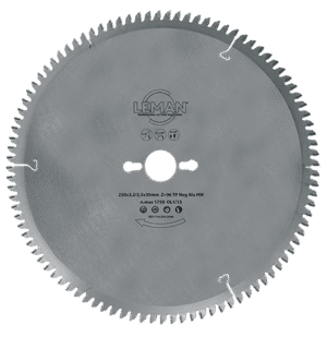 Lame de scie circulaire de mise à format D315x30mm 96 dents ALU